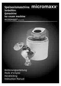 Notice Micromaxx MD 15396 Eismaschine