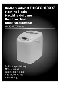 Notice Micromaxx MD 14752 Brotmaschine