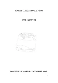 Notice Holland Electro BR600 Machine à pain