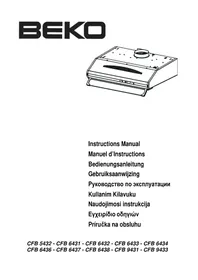 BEKO CFB 6434 - Mutfak davlumbazı