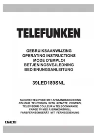 Notice TELEFUNKEN 39LED189SNL Fjernsyn