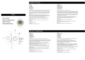 Notice DAVIS 0470 Montre