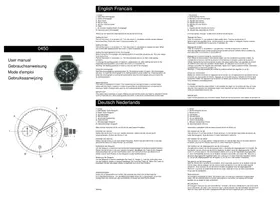 Notice DAVIS 0450 Montre