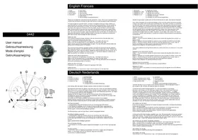 Notice DAVIS 0442 Montre