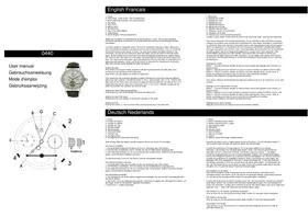 Notice DAVIS 0440 Montre