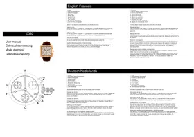 Notice DAVIS 0392 Montre