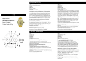 Notice DAVIS 0443 Montre