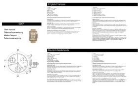 Notice DAVIS 0267 Montre