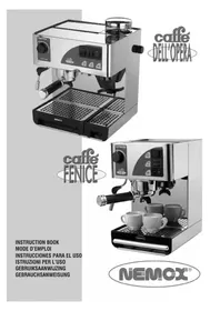 Notice NEMOX CAFFE FENICE Coffee machine
