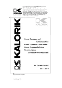 KALORIK KA EXP 4 C - Coffee machine
