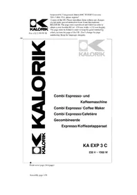 KALORIK KA EXP 3 C - Kaffeemaschine
