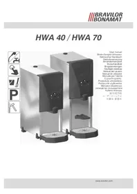 Notice Bravilor Bonamat HWA70 Machine à café