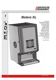 Notice Bravilor Bonamat BOLERO XL Machine à café