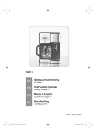 Notice Gourmetmaxx 00011 Kaffeemaschine