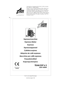 TEAM EXP 6 S - Máquina de café