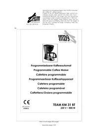 TEAM KM 31 BT - Máquina de café