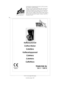 TEAM KM 26 - Koffiemachine