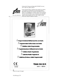 TEAM KM 25 R - Kaffeemaschine