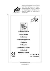 TEAM KM 19 - Machine à café