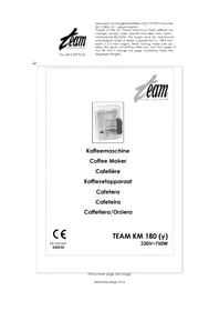 TEAM KM 180 - Machine à café