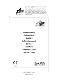 TEAM KM 14 - Machine à café