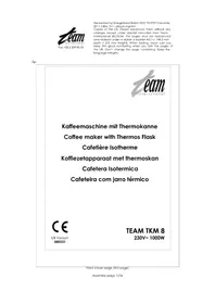 TEAM TKM 8 - Kaffeemaschine