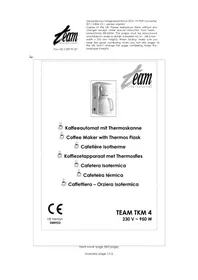 TEAM TKM 4 - Machine à café