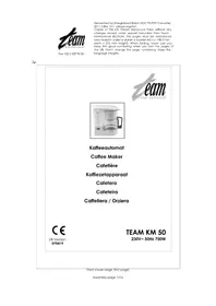 TEAM KM 50 - Machine à café