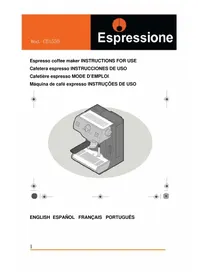 Notice Espressione SQUISSITA PLUS CE 4651 Máquina de café