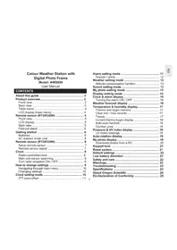 OREGON SCIENTIFIC AWS899 - Weather Station