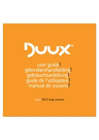 Notice DUUX DECT BABY MONITOR Productos para bebés