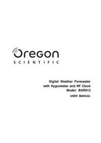 OREGON SCIENTIFIC BAR913 - Estación meteorológica