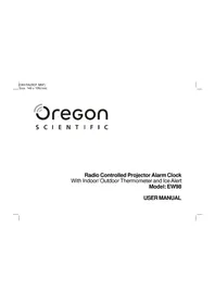Notice OREGON SCIENTIFIC EW98 Sonneur d'alarme