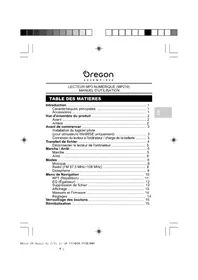 Notice OREGON SCIENTIFIC MP210 Lecteur mp3
