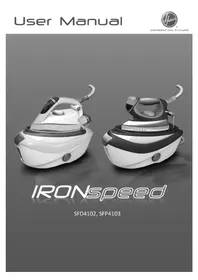 Notice HOOVER IRONSPEED SFD 4103 Likalnik