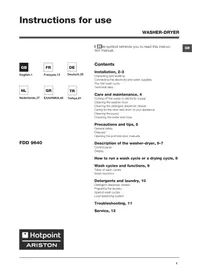FDD 9640 Ariston Thermo