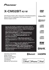 Notice PIONEER XCM52BTK Système audio