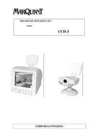 Notice Marquant CCD3 Bewakingscamera