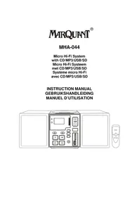 Notice Marquant MHA045 Hifi-systeem