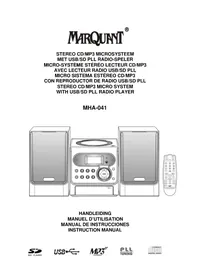 Notice Marquant MHA041 Sistema hi-fi