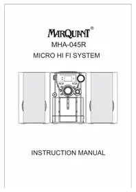 Notice Marquant MHA045R Système hifi