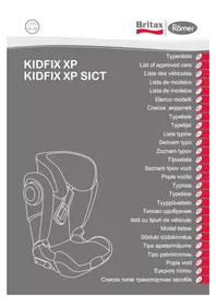 Notice Britax-Römer FIDFIX XP Siège de voiture