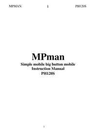 MPMAN PH120S - Telefon mobil