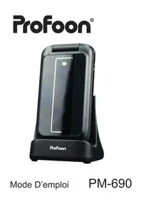 Notice PROFOON PM690 Téléphone mobile