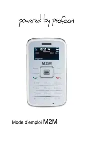 Notice PROFOON M2M Téléphone mobile