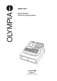 Notice OLYMPIA CM 811 Caisse
