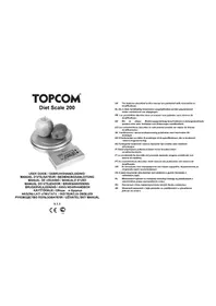 TOPCOM Diet scale 200 - Kuchynské váhy