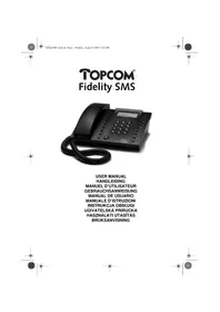 Notice TOPCOM FIDELITY SMS Telefon