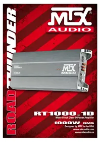 Notice MTX Audio RT10001D Receiver