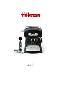 Notice TRISTAR KZ1210 Maquina de cafe